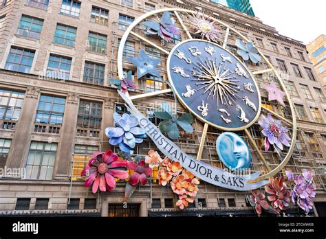 christian dior and saks clock|dior and saks showcase.